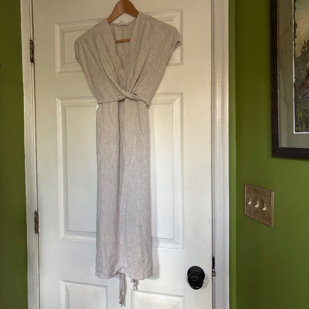 Linen Blend Dress